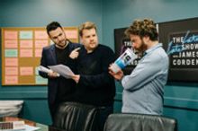 VIDEO: James Corden Can't Seem to Get Rid of Zach Galifianakis