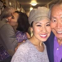 Photo Flash: George Takei Visits Ruthie Ann Miles at THE KING AND I