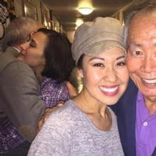 Photo Flash: George Takei Visits Ruthie Ann Miles at THE KING AND I