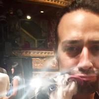 Photo Flash: HAMILTON Gets a Visit from Tinkerbelle the Dog