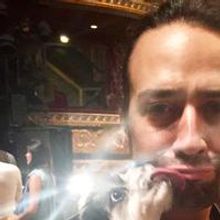 Photo Flash: HAMILTON Gets a Visit from Tinkerbelle the Dog