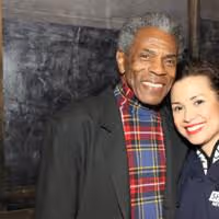 Photo Flash: Two-time Tony Nominee André De Shields Visits Broadway Cast of…