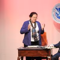 Photo Flash: First Look at the Political Intrigue in DEBRIEFING at FringeNYC