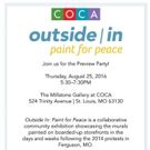 Ferguson Murals Take Shape in OUTSIDE IN: PAINT FOR PEACE at COCA Next Week