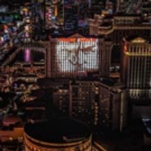 WAR FOR THE PLANET OF THE APES Image Looms Over Caesars Palace, Las Vegas