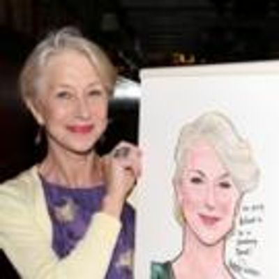 Photo Coverage: Sardi&#039;s Unveils Caricature for 2015 Tony Nominee Helen Mirren!