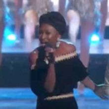 VIDEO: Cynthia Erivo  & Leslie Odom Jr. Team with Rockettes for TONY AWARD Performanc