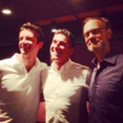 Photo Flash: Michael Urie and David Hyde Pierce Visit 'ABSOLUTE BRIGHTNESS' Off-Broadway