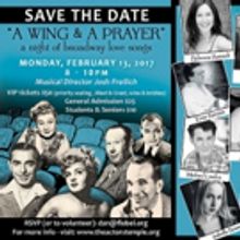 Evening of Broadway Love Songs to Benefit The Actors' Temple Next Week