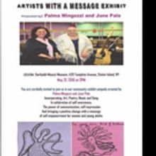 Palma Mingozzi and June Palo to Headline the New Artists with a Message Exhibit at th