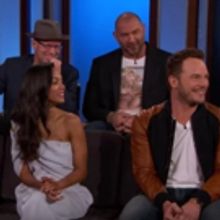 VIDEO: GUARDIANS OF THE GALAXY VOL 2 Cast Visits 'Kimmel'; Shares Clip!
