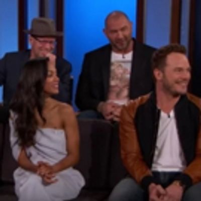 VIDEO: GUARDIANS OF THE GALAXY VOL 2 Cast Visits 'Kimmel'; Shares Clip!