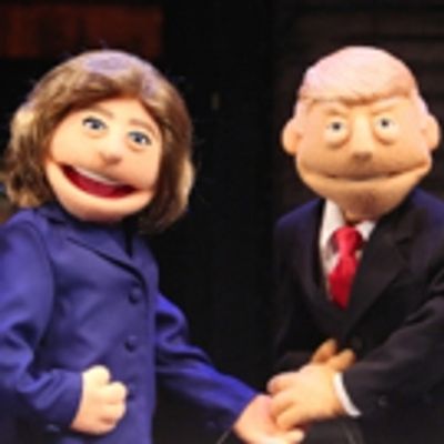 FREEZE FRAME: AVENUE Q Hosts a Town Hall Debate with Clinton &amp; Trump Puppets!