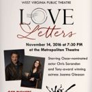 West Virginia Public Theatre's 'Love Letters' to star Chris Sarandon and Joanna…