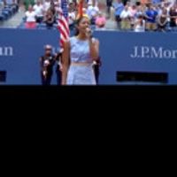 STAGE TUBE: Renée Elise Goldsberry Performs America the Beautiful at U.S Open Video
