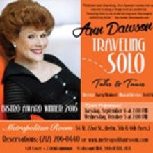 Ann Dawson Returns to The Metropolitan Room