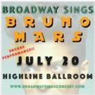 Corey Cott, Lena Hall & More Set for BROADWAY SINGS BRUNO MARS Encore Performance