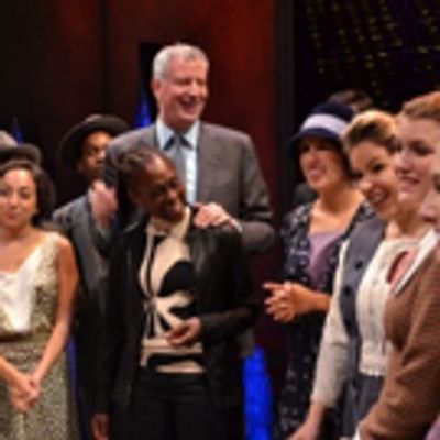Photo Flash: Mayor Bill de Blasio Celebrates Another Mayor at FIORELLO!