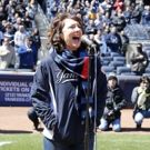 Photo Flash: BRIGHT STAR's Carmen Cusack Sings the National Anthem for Yankees'…