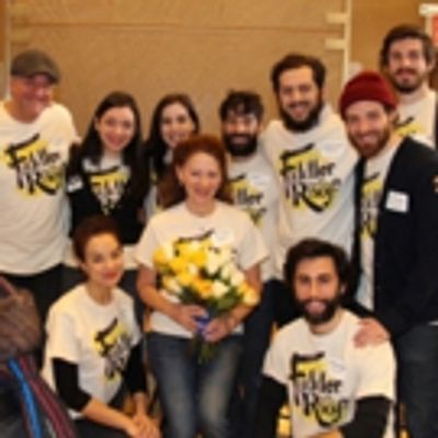 Photo Coverage: FIDDLER ON THE ROOF Celebrates First Night of Chanukah at Dorot