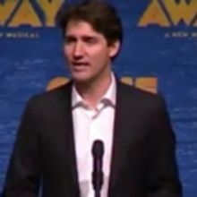 VIDEO: Justin Trudeau Delivers a Message of Hope and Unity at Broadway's COME FROM AW