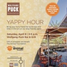 Wolfgang Puck Bar & Grill Partners with The Animal Foundation to Host 'Yappy' Hour