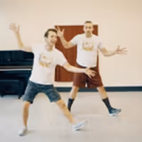 DANCE CAPTAIN DANCE ATTACK: Ben Tests His Will Power with SOMETHING ROTTEN!'s Eric… Video