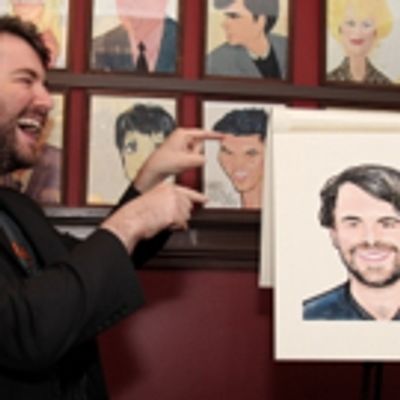 Photo Coverage: Tony Nominee Alex Brightman&#039;s Portrait Joins the Walls at Sardi&#039;s!