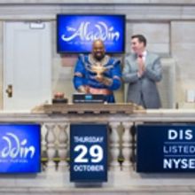 Photo Flash: ALADDIN's James Monroe Iglehart Rings New York Stock Exchange Opening…