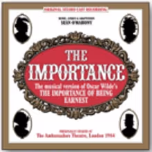 BWW Review: THE IMPORTANCE Original Studio Cast Recording