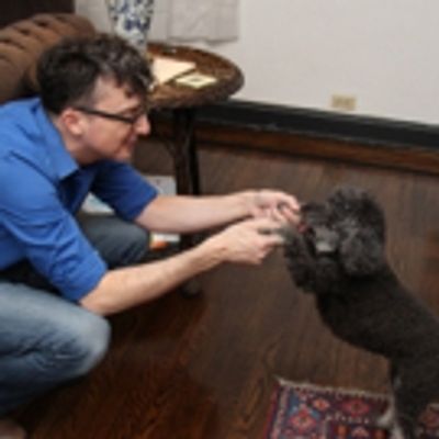 BWW Exclusive: TAILS OF BROADWAY- Beowulf Boritt Gets Hugs from Hermione
