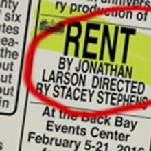 Fiddlehead Theatre Company to Host RENT 20th Anniversary Celebration