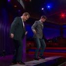 VIDEO: Sean Hayes & James Corden Perform Bieber's 'Sorry' on a Giant Piano!