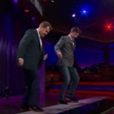 VIDEO: Sean Hayes & James Corden Perform Bieber's 'Sorry' on a Giant Piano!