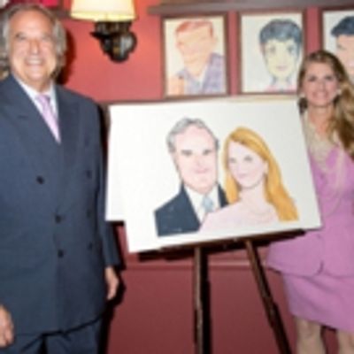 Photo Coverage: Producers Stewart F. Lane and Bonnie Comley Unveil Portrait at Sardi's!