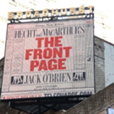 Up on the Marquee: THE FRONT PAGE