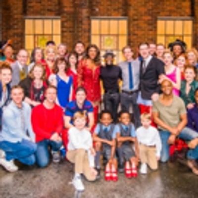 Photo Flash: Billy Porter and Stark Sands Visit KINKY BOOTS London Cast
