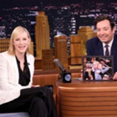 VIDEO: THE PRESENT's Cate Blanchett Shows Off Her Broadway Belching Skills on 'Tonight'