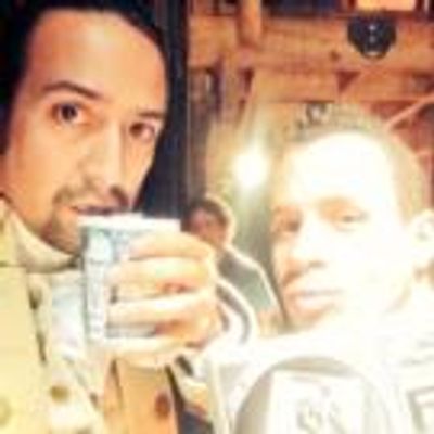 Photo Flash: IN THE HEIGHTS Star Crashes HAMILTON Rehearsals