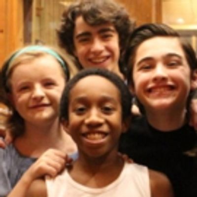 Photo Flash: Inside the Recording Studio with the Cast of York's YOU'RE A GOOD, CHARLIE BROWN