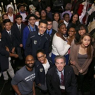 Photo Coverage: NYC Students Get a History Lesson at HAMILTON