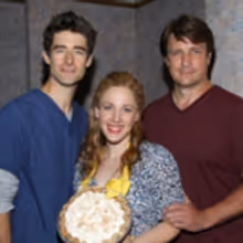 Photo Coverage: Original Dr. Pomatter Nathan Fillion Visits WAITRESS!