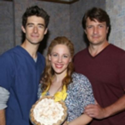Photo Coverage: Original Dr. Pomatter Nathan Fillion Visits WAITRESS!