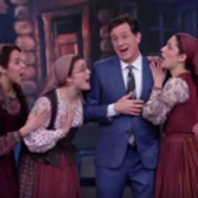 VIDEO: Tradition! FIDDLER ON THE ROOF Cast Joins Stephen Colbert to Perform Classics