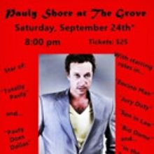 The Grove Theatre Presents PAULY D AT THE SHORE 9/24