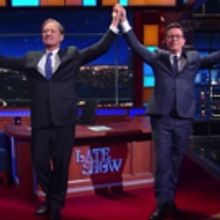 VIDEO: Kevin Kline Teaches Stephen Colbert How to Take a Proper Broadway Bow