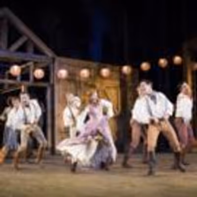 Photo Flash: New Shots of Alex Gaumond and Laura Pitt-Pulford in SEVEN BRIDES FOR SEVEN BROTHERS at Regent's Park