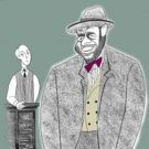 BWW Exclusive: Ken Fallin Draws the Stage - Frank Wood and Forest Whitaker in HUGHIE