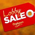 Orpheum Theatre to Host Lobby Sale, 9/18