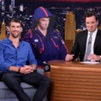 VIDEO: Michael Phelps Gets Life-Size Cutout of His Angry Olympic 'Game Face' on… Video